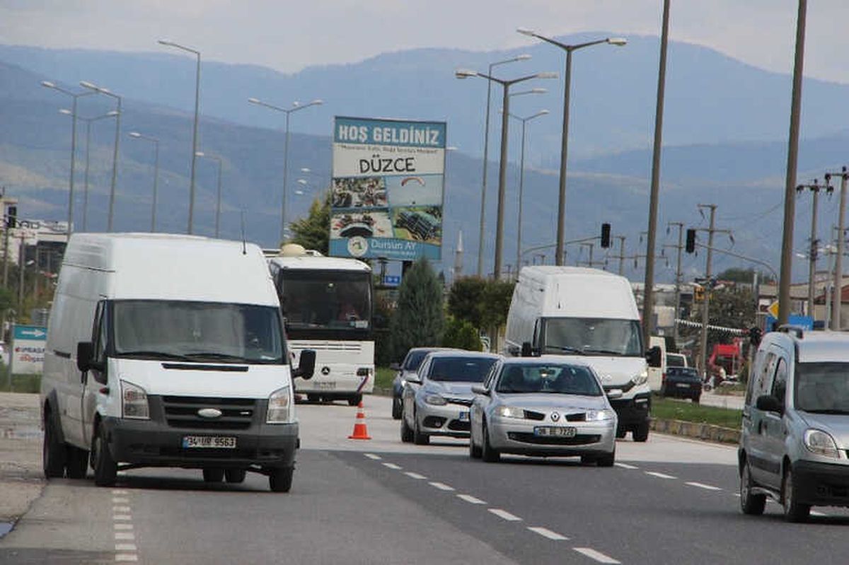 Düzce\'de Araç Sayısı 111 Bine Ulaştı