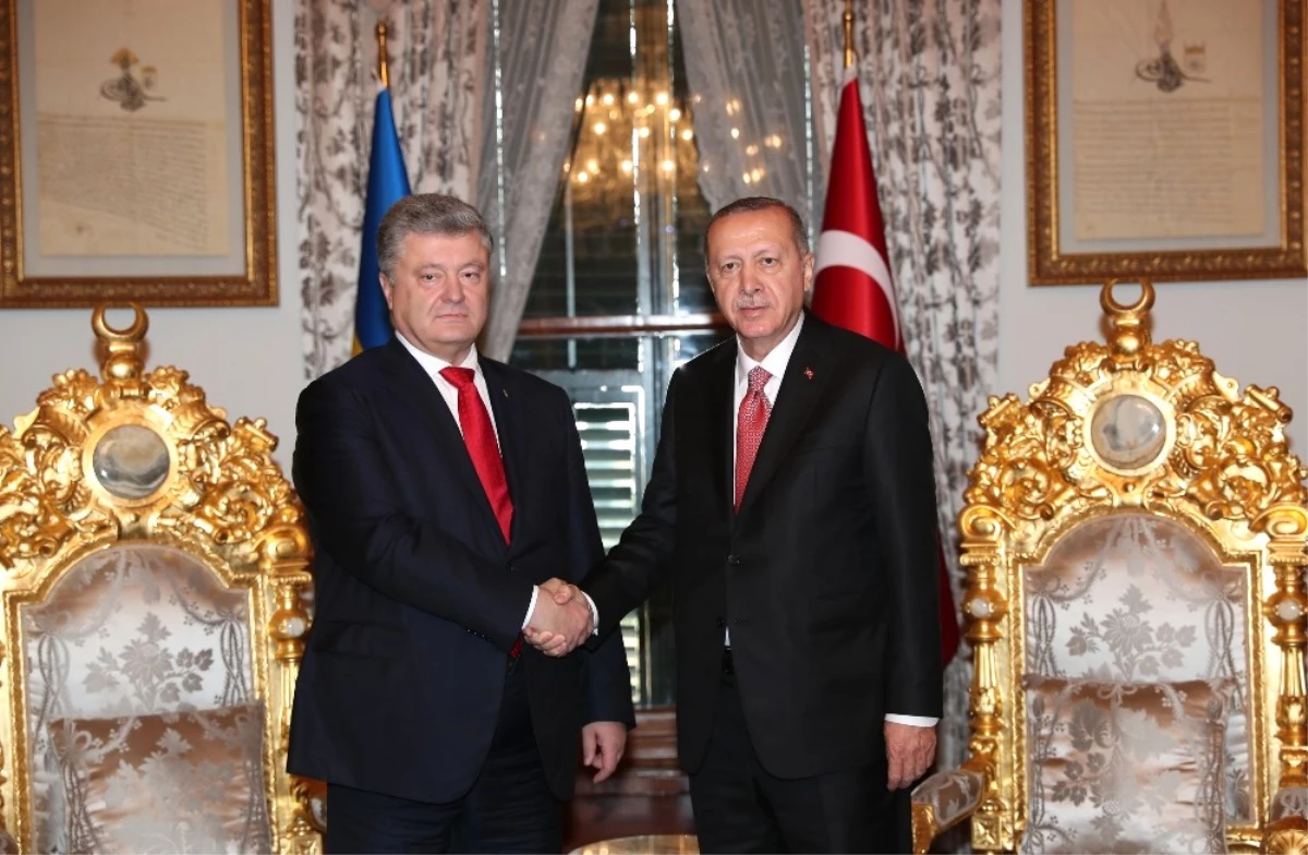 Erdoğan, Poroşenko ile Bir Araya Geldi