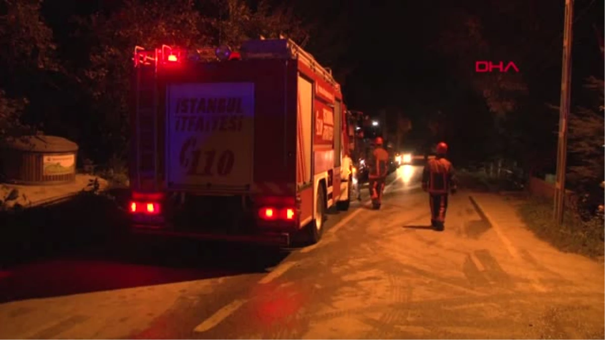 İstanbul Beykoz\'da İki Otomobil Kafa Kafaya Çarpıştı 1 Ölü, 3 Yaralı