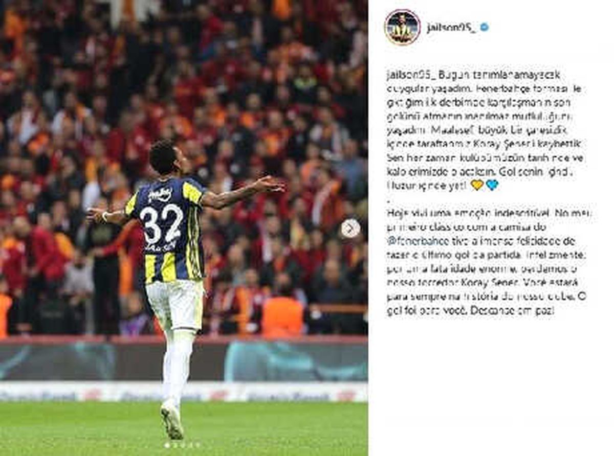 Jailson: "Sen Her Zaman Kalplerde Olacaksın"