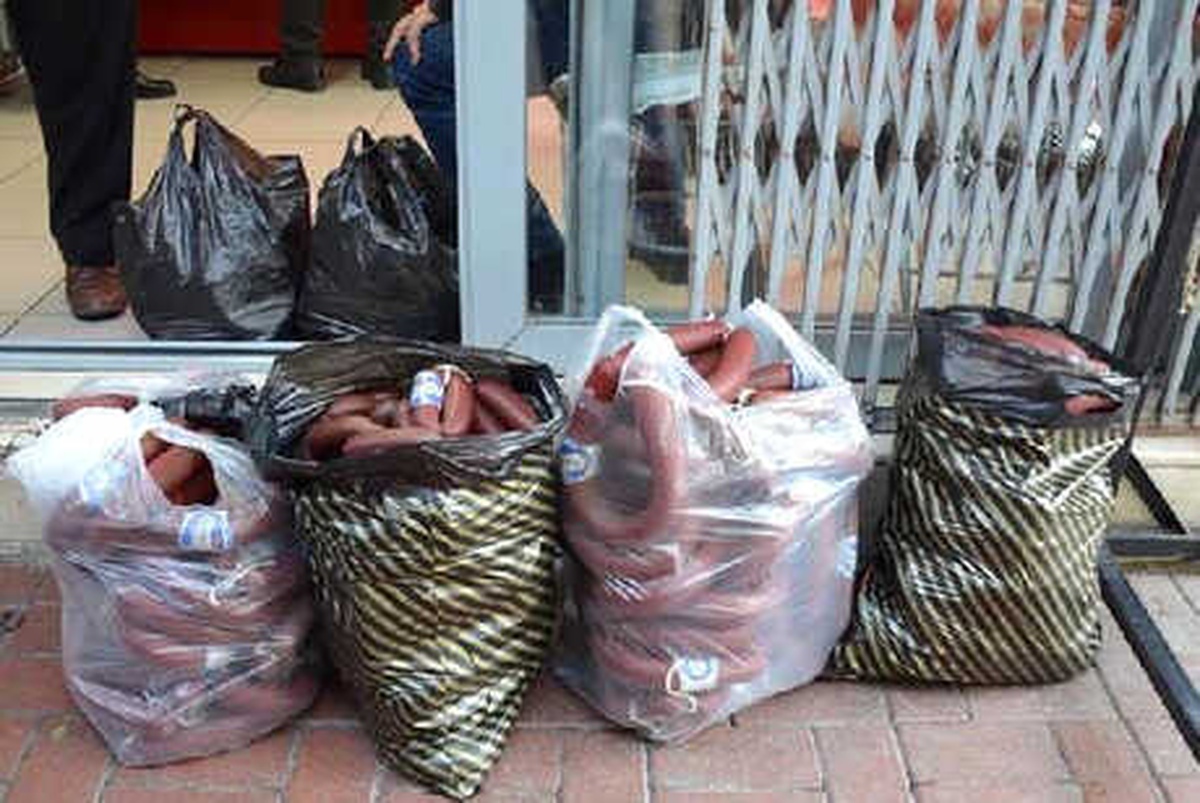 Nazilli\'de 100 Kiloya Yakın Sucuğa El Konuldu