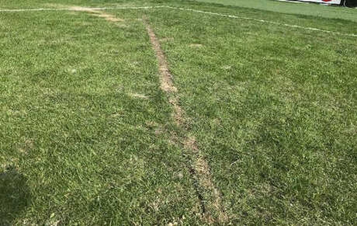 Stada Motosikletle Girip Sahada Turladılar!