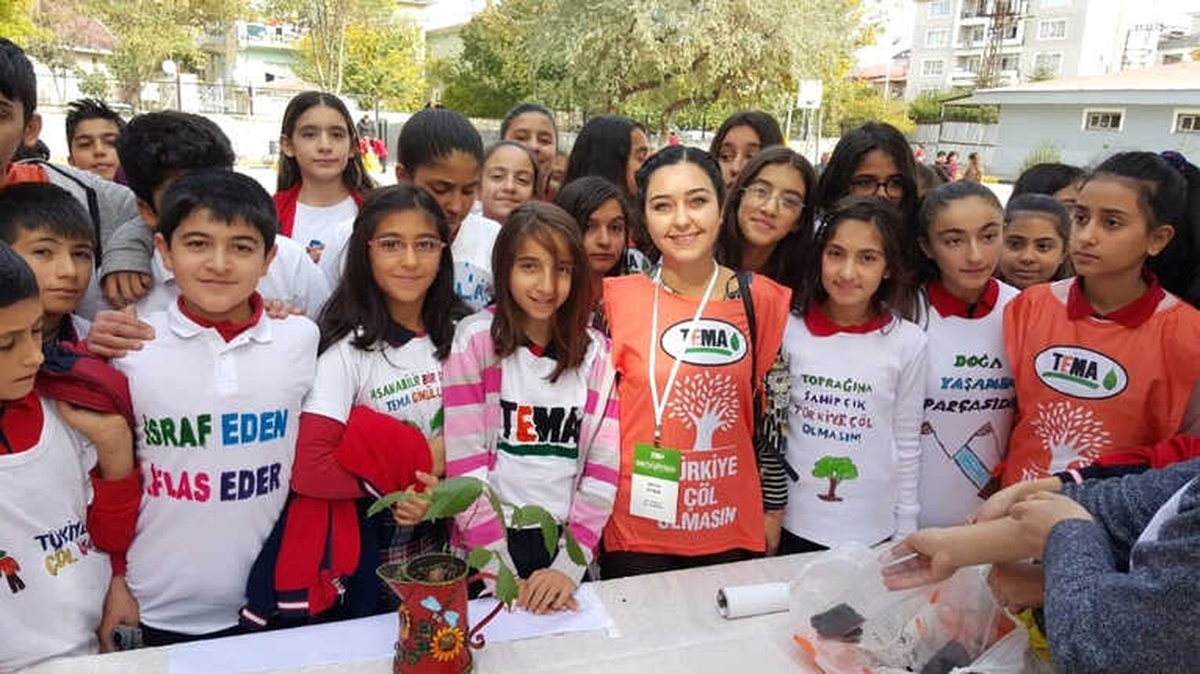 Tema Vakfı\'ndan Öğrencilere Doğa ve Çevre Bilinci Aşılandı