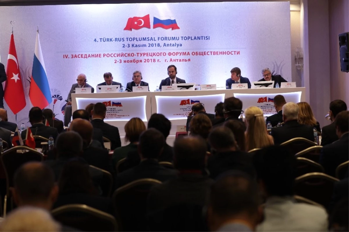 Türk-Rus Toplumsal Forumu Geleceğe Işık Tuttu
