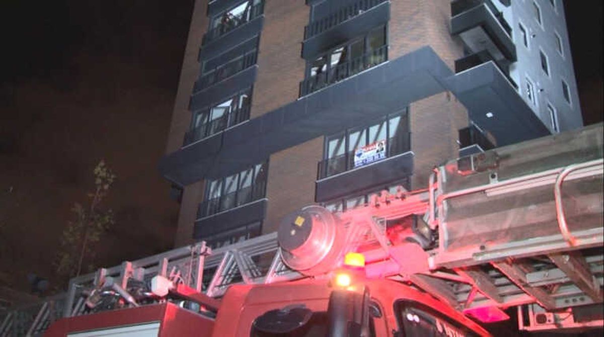 14 Katlı Apartmanda Yangın Paniği