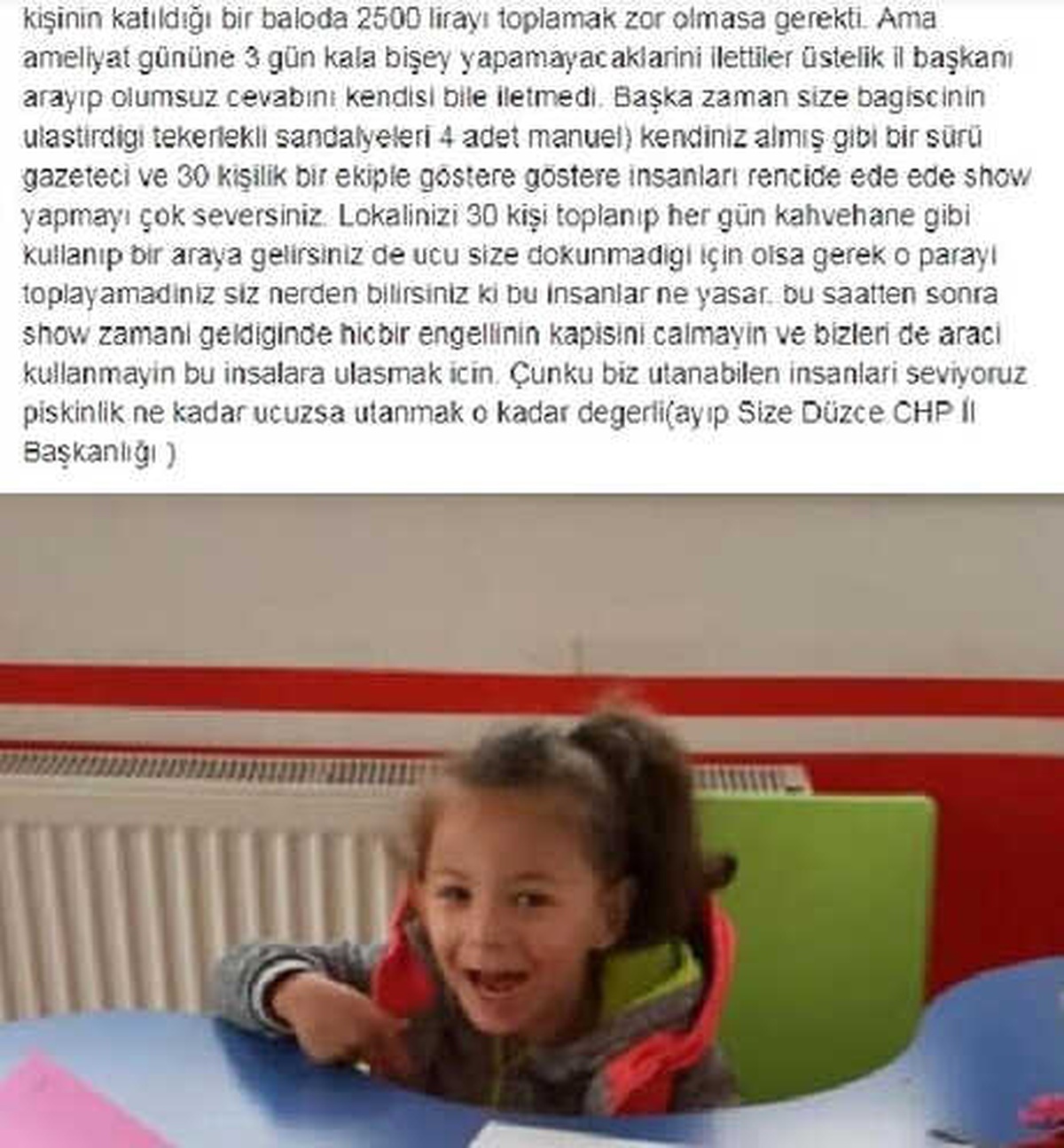 Engelli Yarensu İçin Verilen Söz Tutulmayınca Öğretmen Tepki Gösterdi