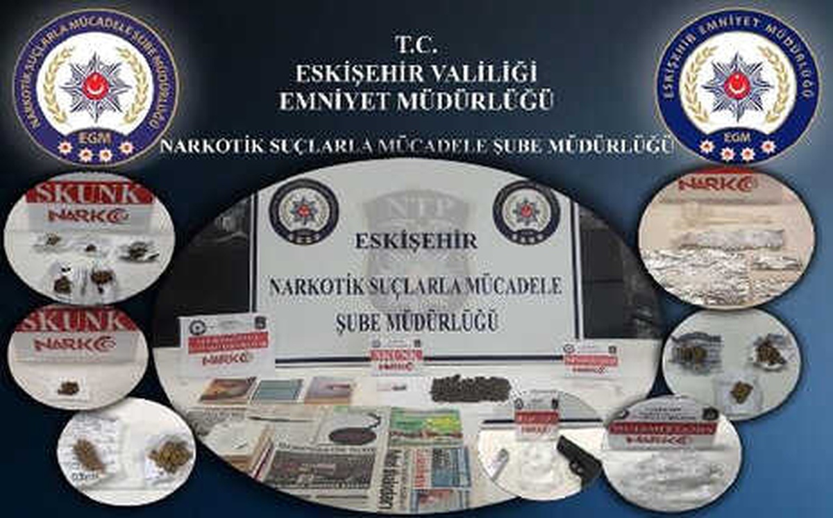 Eskişehir\'de Uyuşturucu Operasyonu: 19 Gözaltı