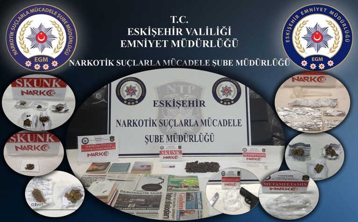 Eskişehir\'de Uyuşturucu Operasyonu: 19 Gözaltı
