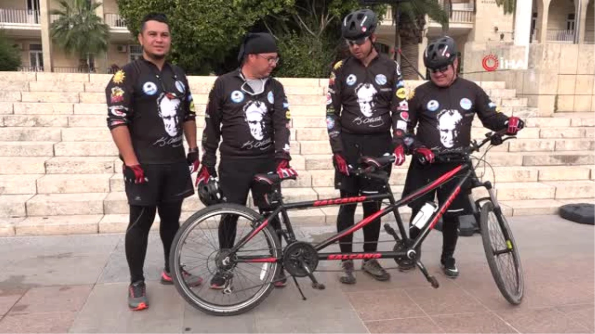 Görme Engelli Bisikletlilerle Birlikte Atatürk İçin 550 Kilometre Pedal Çevirecekler