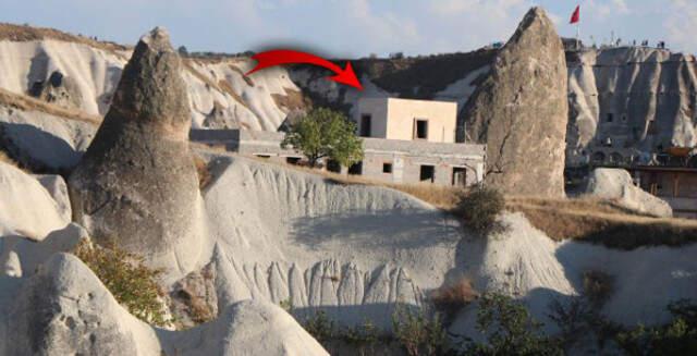 Kapadokya'da Kaçak Yapıların Yıkımına Başlandı!