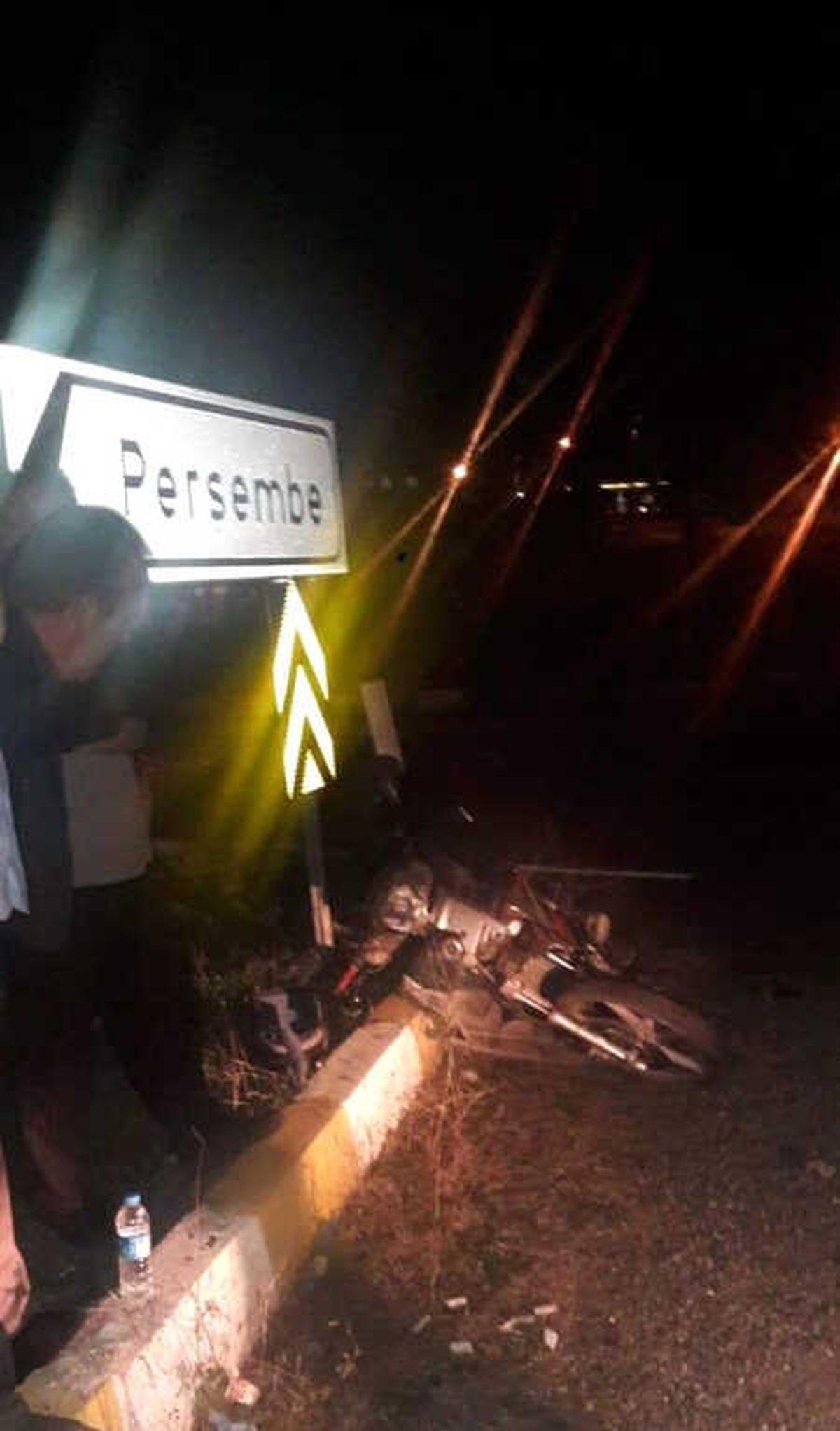 Motosikletliye Çarpıp Kaçtı