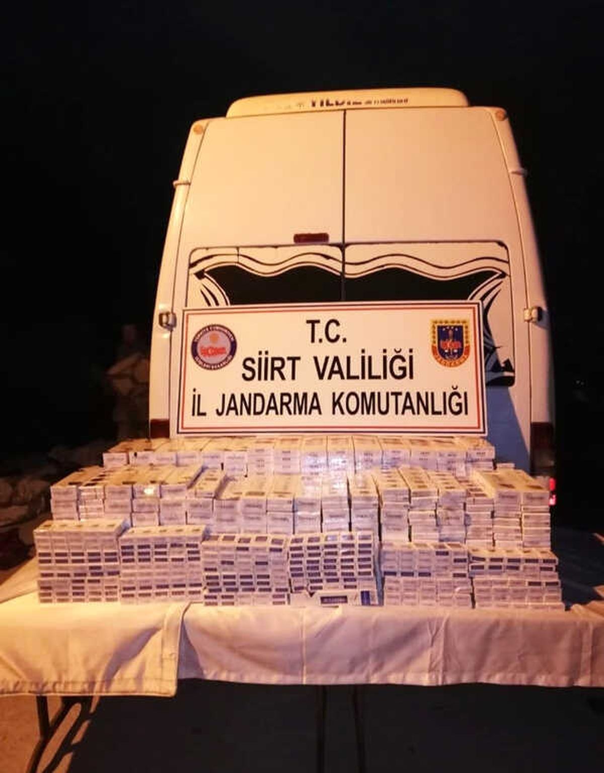Siirt\'te 3 Bin 622 Kaçak Sigara Ele Geçirildi