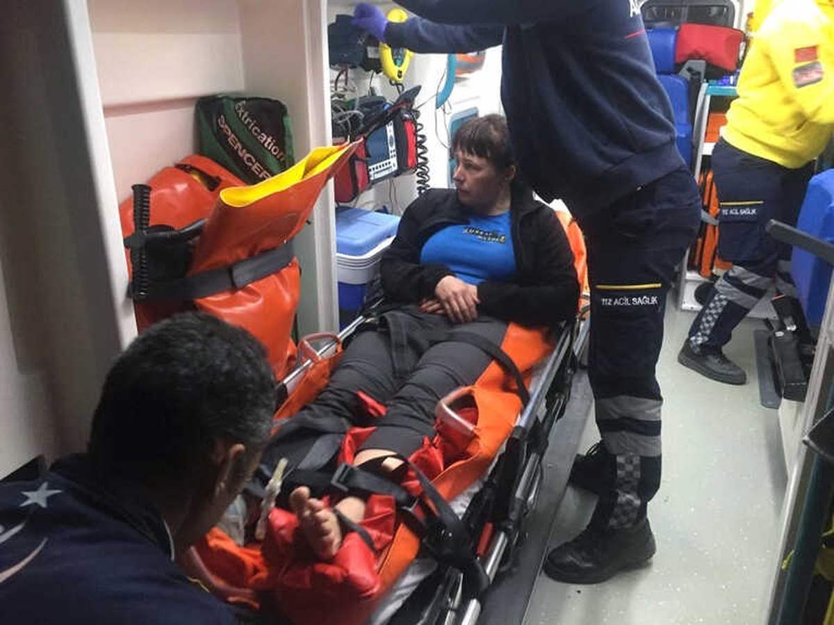 Ukraynalı Turist Sahil Güvenlik Ekiplerince Kurtarıldı