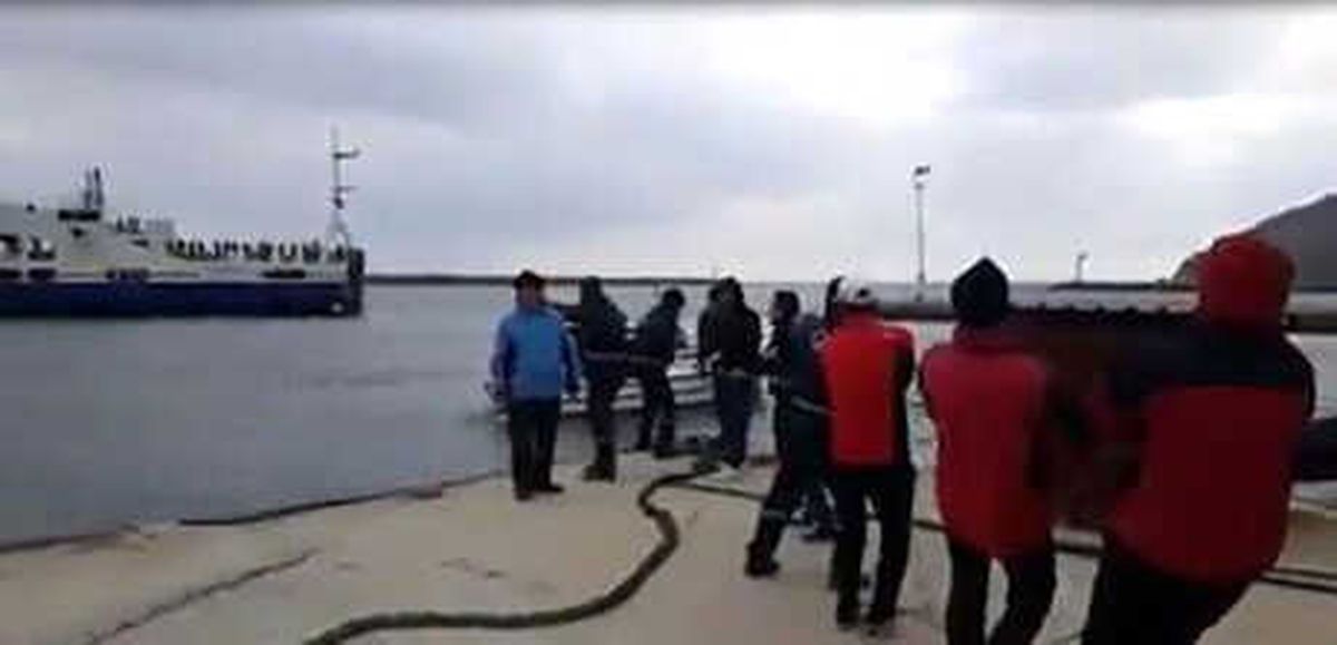 Feribot Arızasına, Pervaneye Sıkışan Araç Lastiği Neden Olmuş