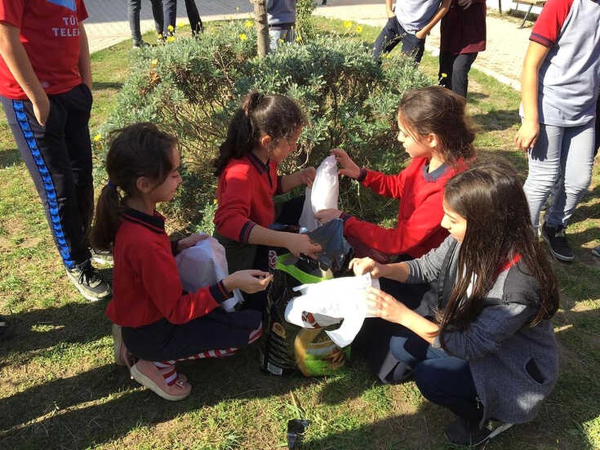 Harçlıklarıyla Yem Alıp Sokak Hayvanlarını Beslediler