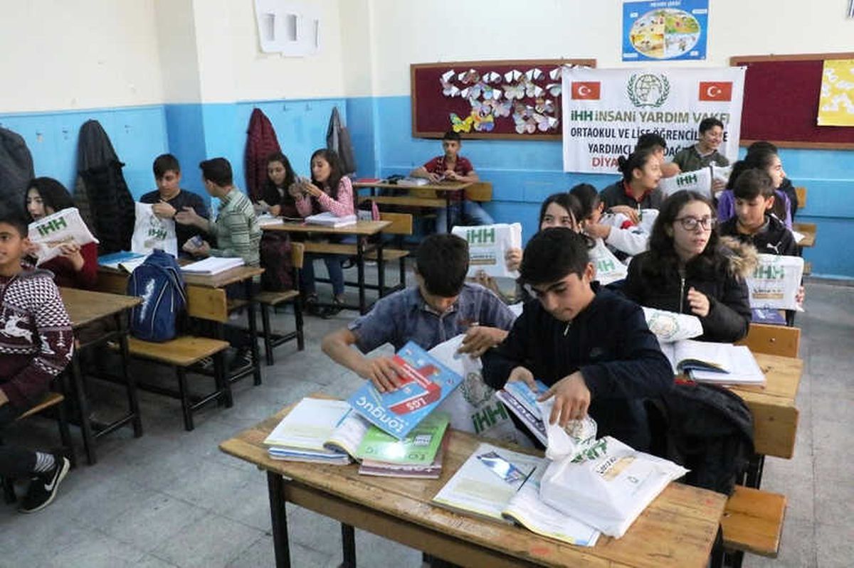 İhh\'dan 15 Bin Öğrenciye Yardımcı Ders Kitabı