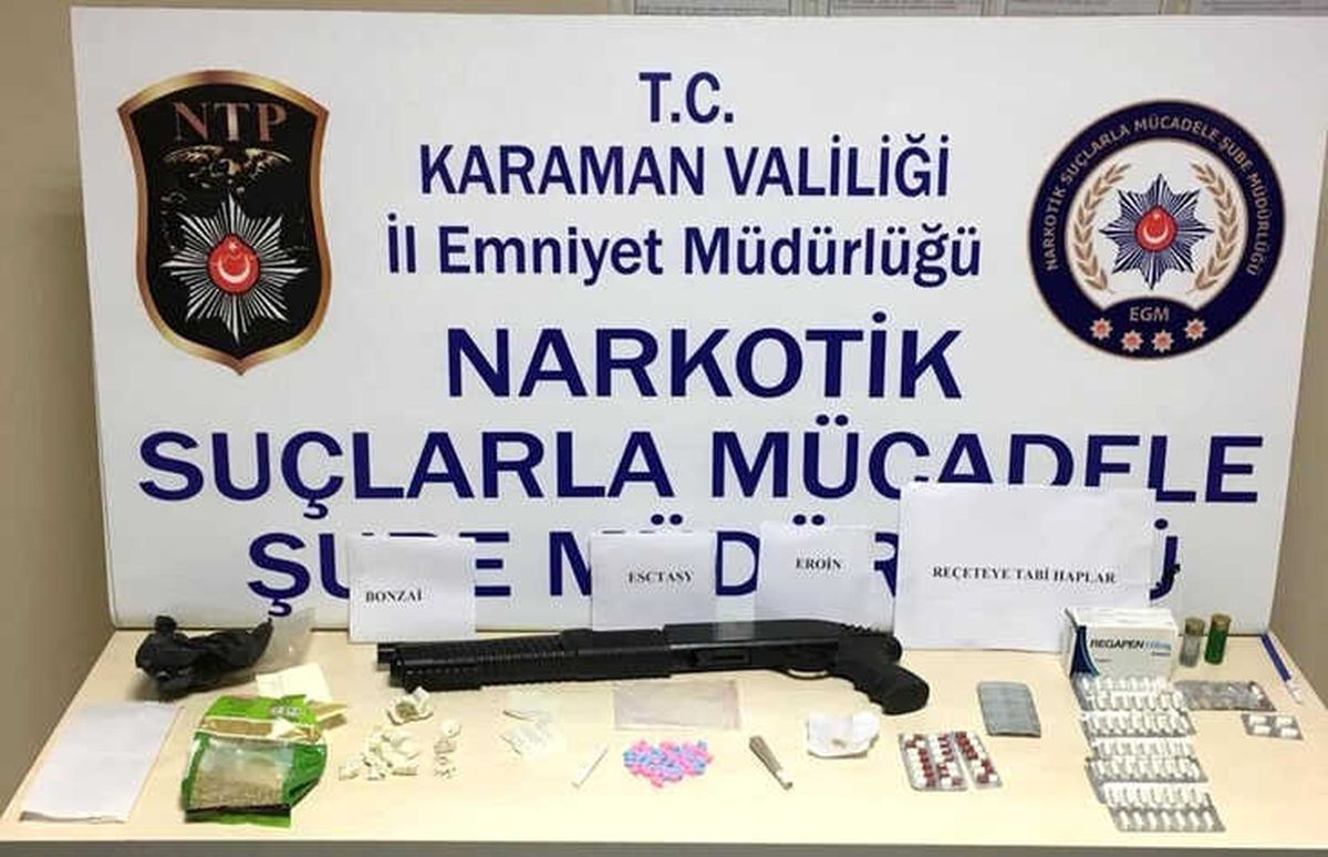 Karaman\'da Uyuşturucu Operasyonu