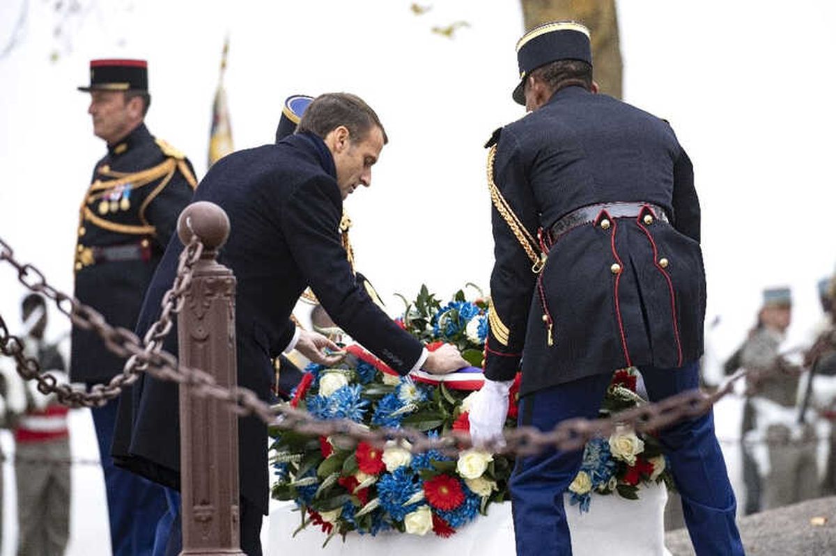 Macron, Fransa\'nın En Kanlı Cephesini Ziyaret Etti