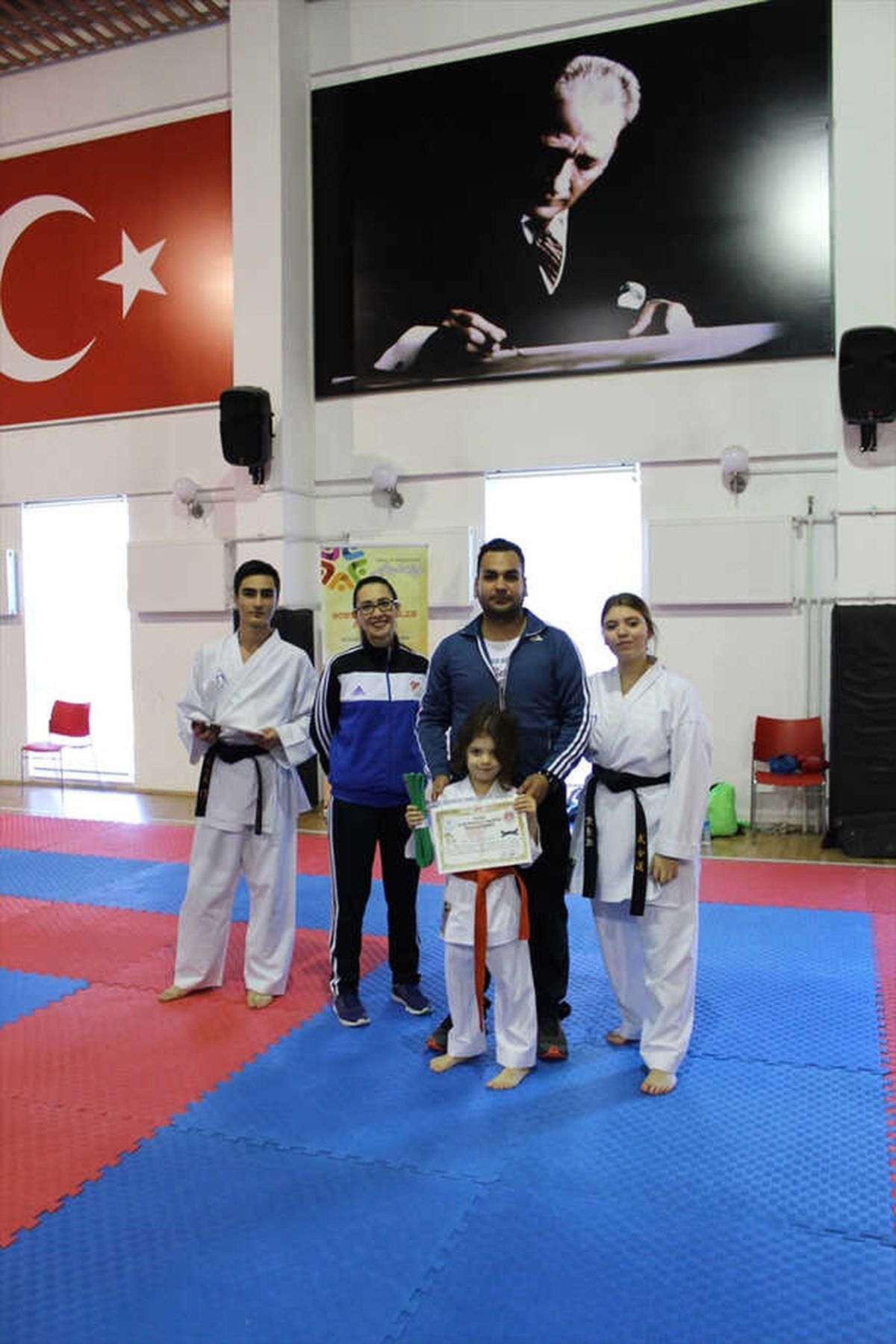 Tekirdağ\'da 80 Sporcuya Karate Kuşak Terfi Sınavı