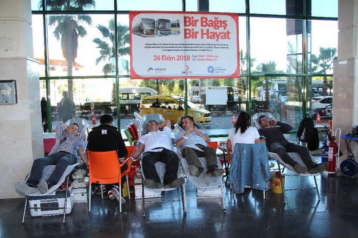 Antalya Ulaşım A.ş\'den Kan Bağışı