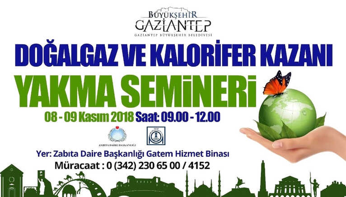 Doğalgaz ve Kalorifer Kazanı Yakma Semineri Başlıyor