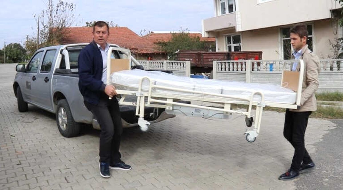 Ergene Belediyesinden İhtiyacı Olanlara Hasta Yatağı