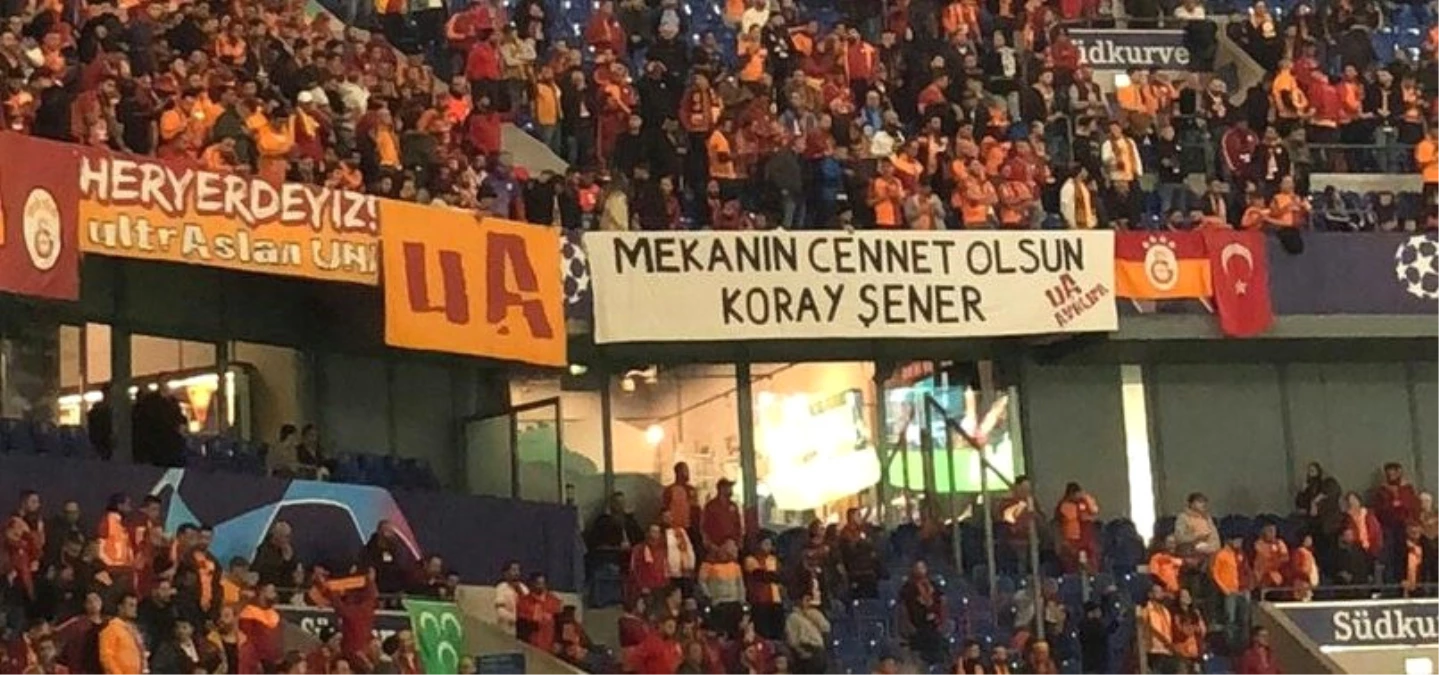 Galatasaraylı Taraftarlar, Derbi Maçta Hayatını Kaybeden Koray Şener\'i Unutmadı!