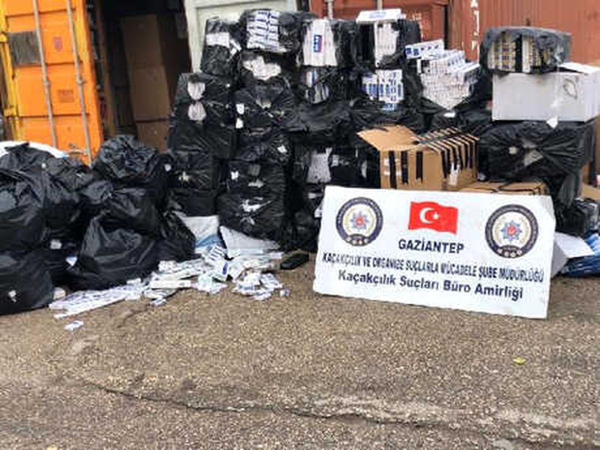 Gaziantep\'te Kaçak Sigara Operasyonu: 6 Gözaltı