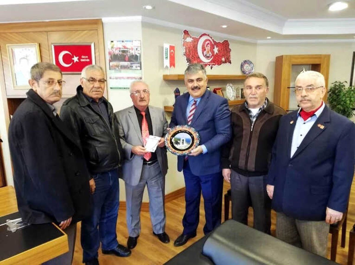 Gazilerden Başkan Özgüven\'e Ziyaret