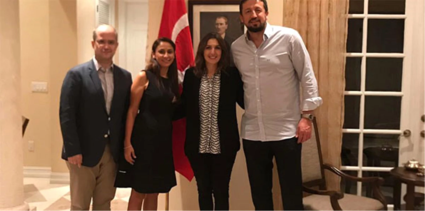 Hidayet Türkoğlu\'ndan Türkiye\'nin Miami Başkonsolosu\'na Ziyaret