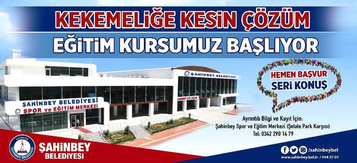Şahinbey\'de Kekemelere Konuşma Kursu Verilecek