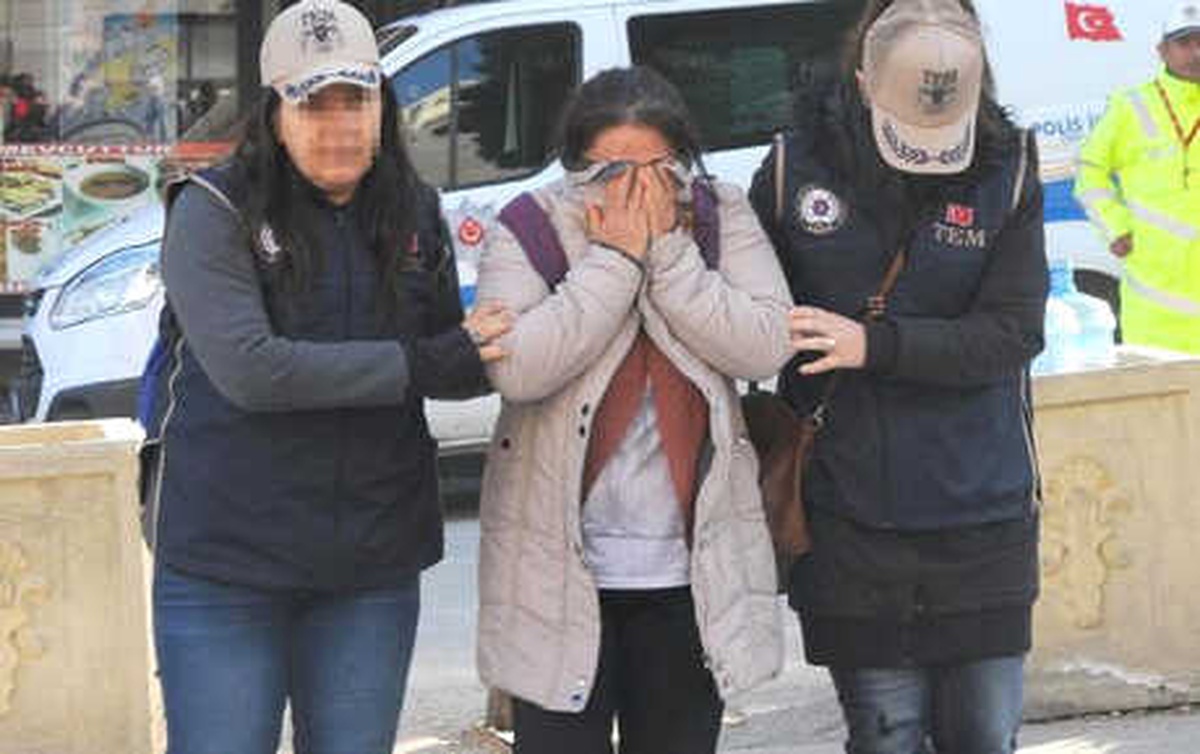 Temizlik Görevlisi Kadına PKK Gözaltısı