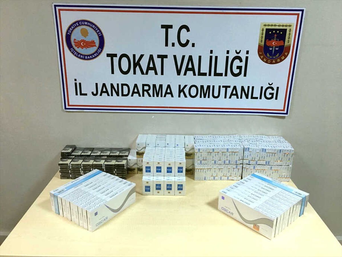 Tokat\'ta Kaçak Sigara Operasyonu