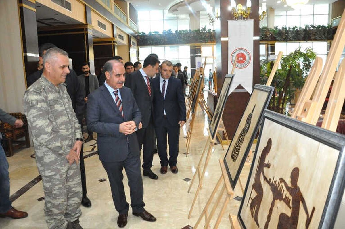 Yükümlülerden \'Bin Dokunuş Bir Hayat\' Sergisi