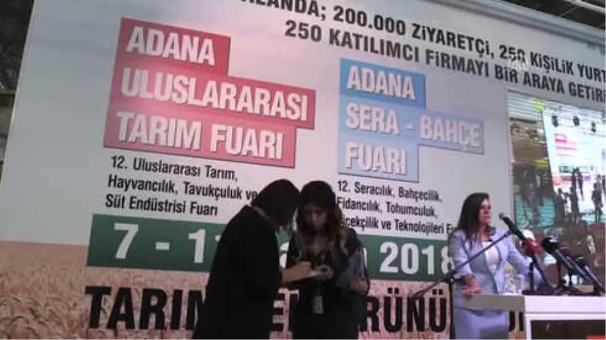 12. Adana Tarım Fuarı Açıldı