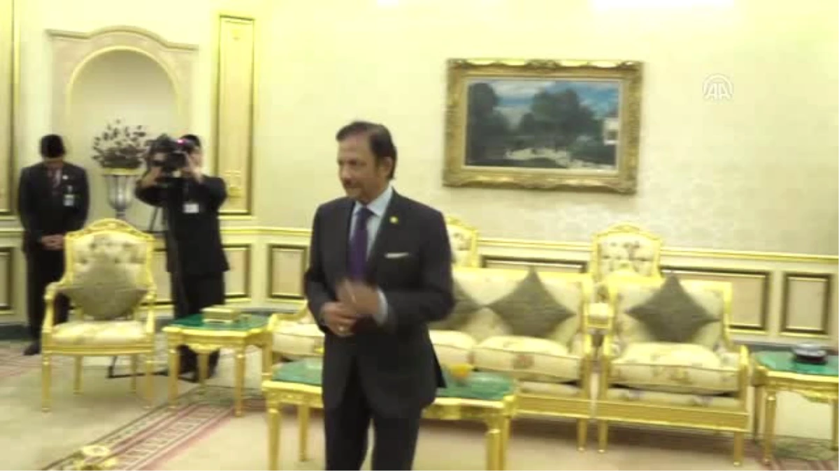 Dışişleri Bakanı Çavuşoğlu, Bruney Sultanı Hacı Hassan El-Bolkiah ile Görüştü
