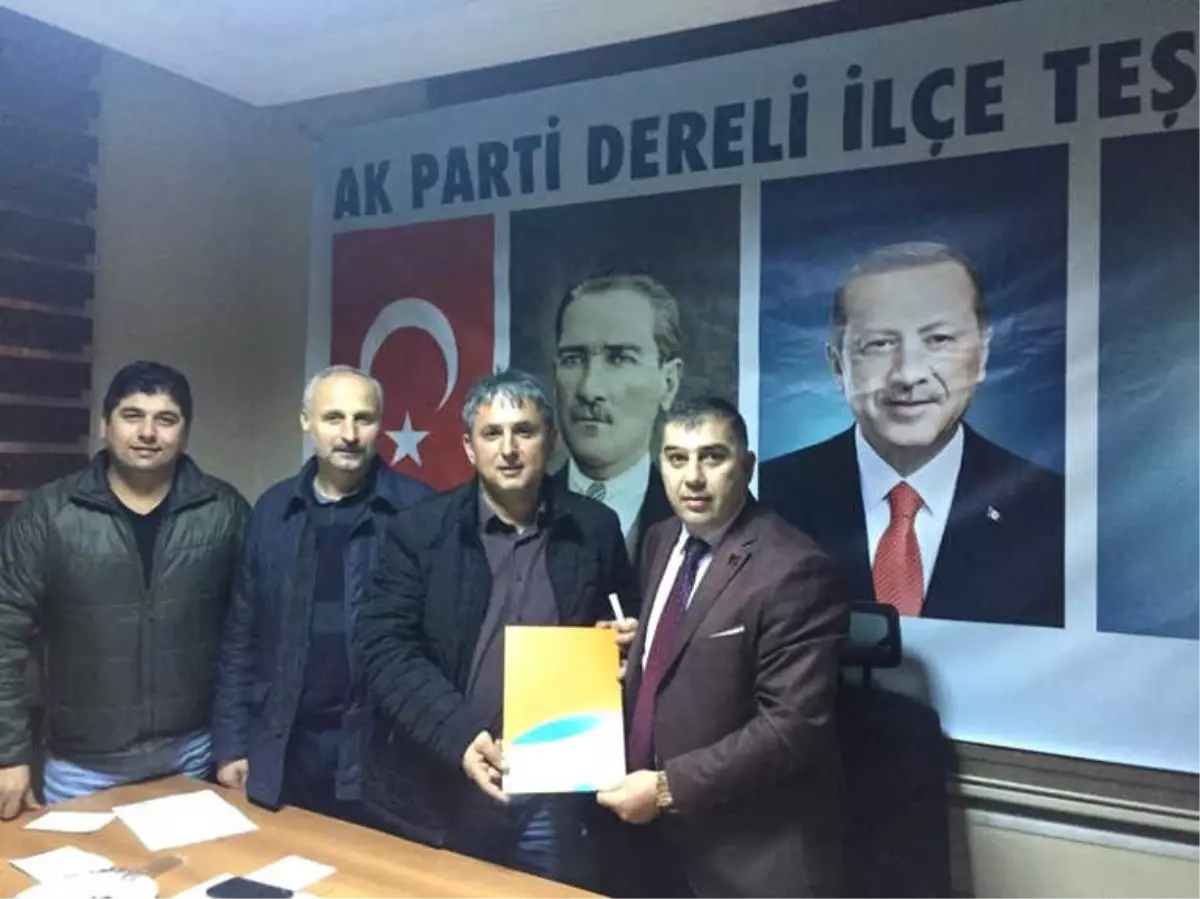 Giresun\'da İlk Aday Adayı Başvurusunu Yaptı