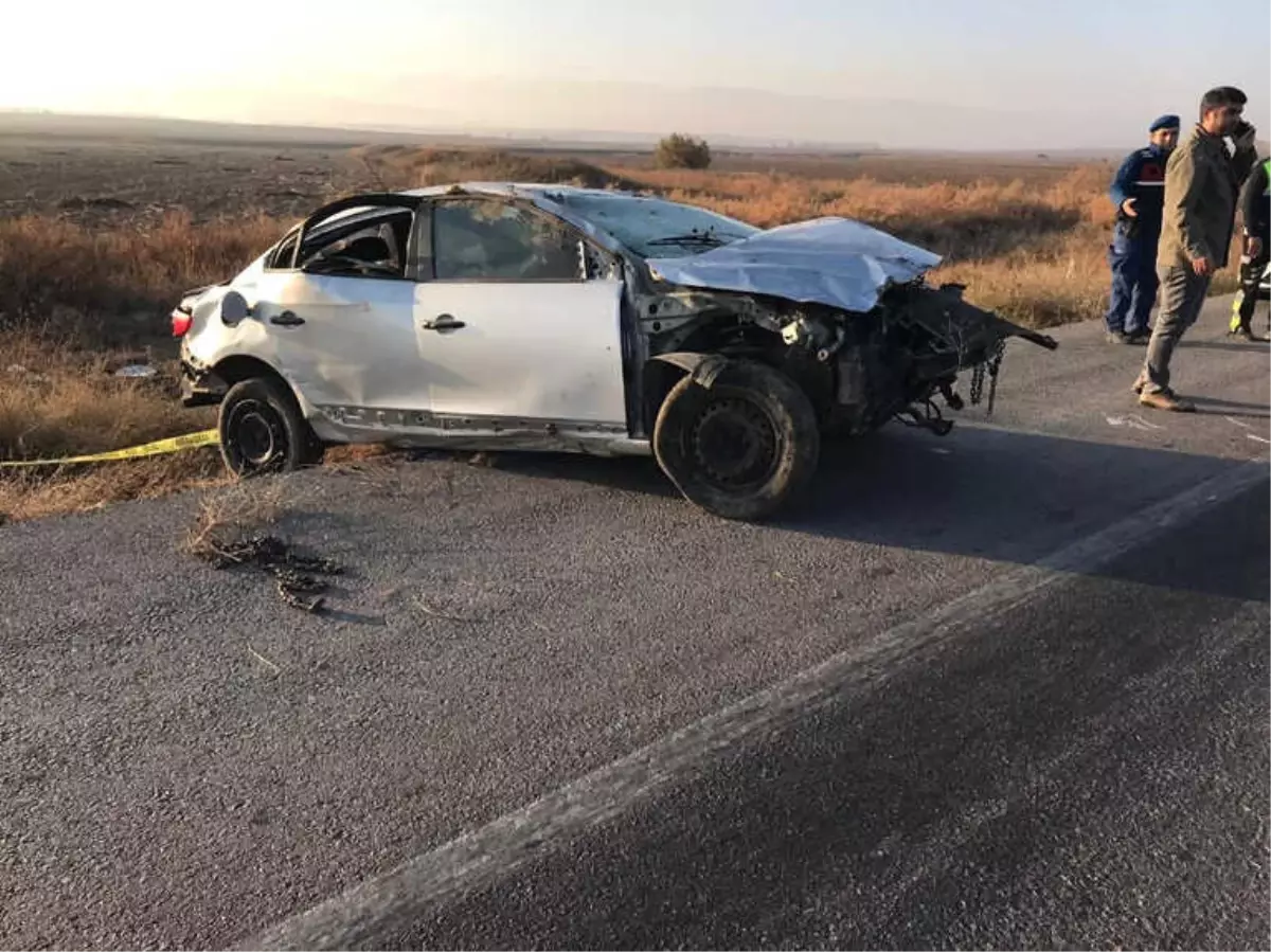 Otomobil Takla Attı: 1 Ölü, 2 Yaralı