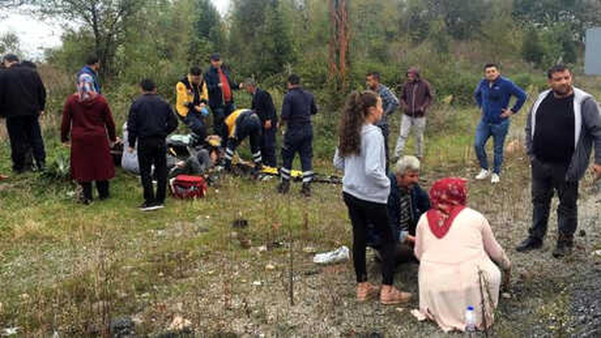 Otomobil Takla Attı: 4 Yaralı