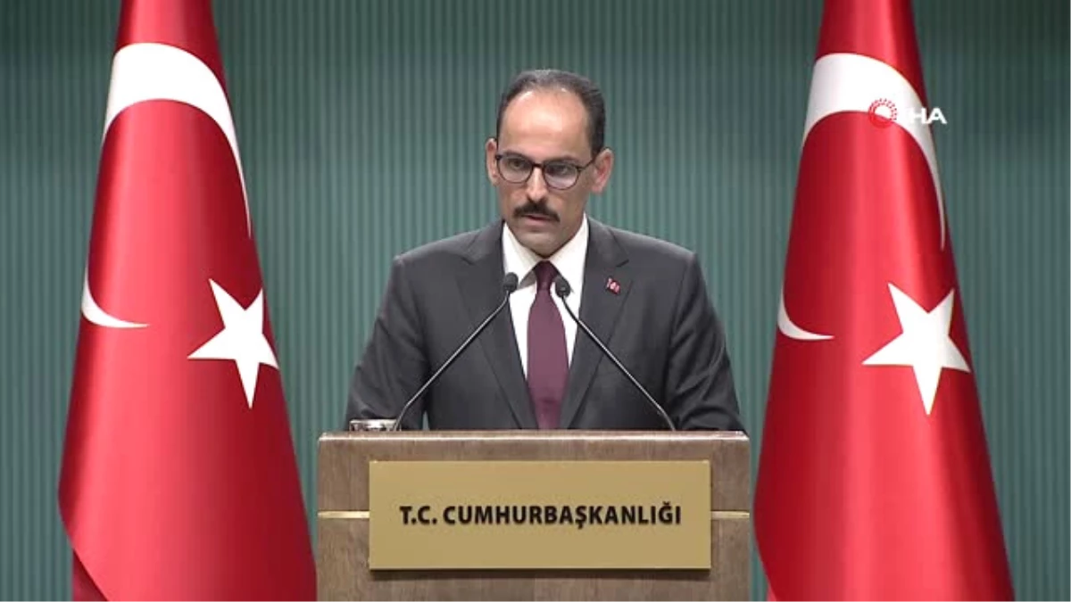 Sözcü İbrahim Kalın, "Deaş\'a Karşı Verilen Mücadele ile İlişki Kurmak Gündemi Saptırmak Olur"