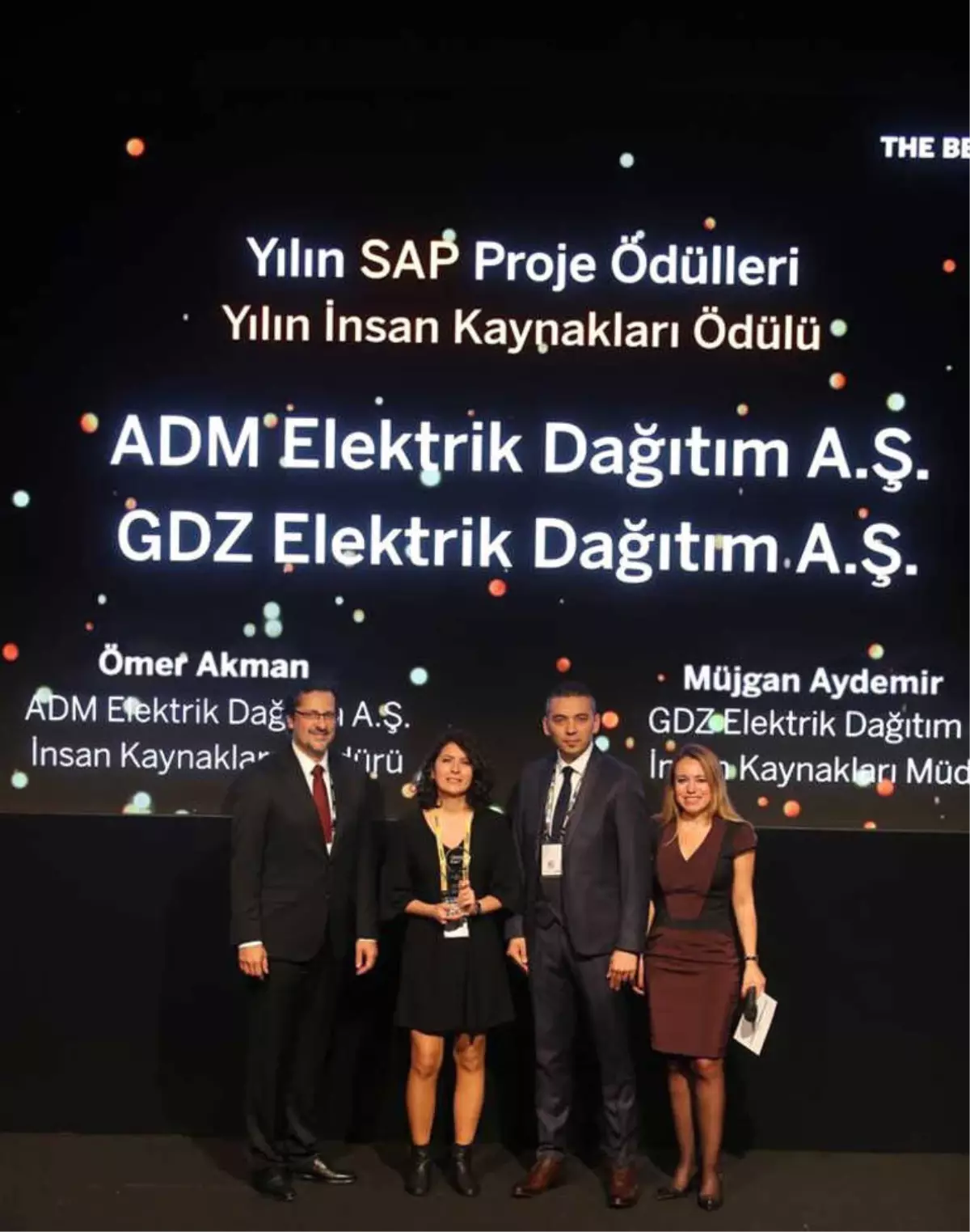 Adm ve Gdz Elektrik Dağıtımı Onurlandıran Ödül