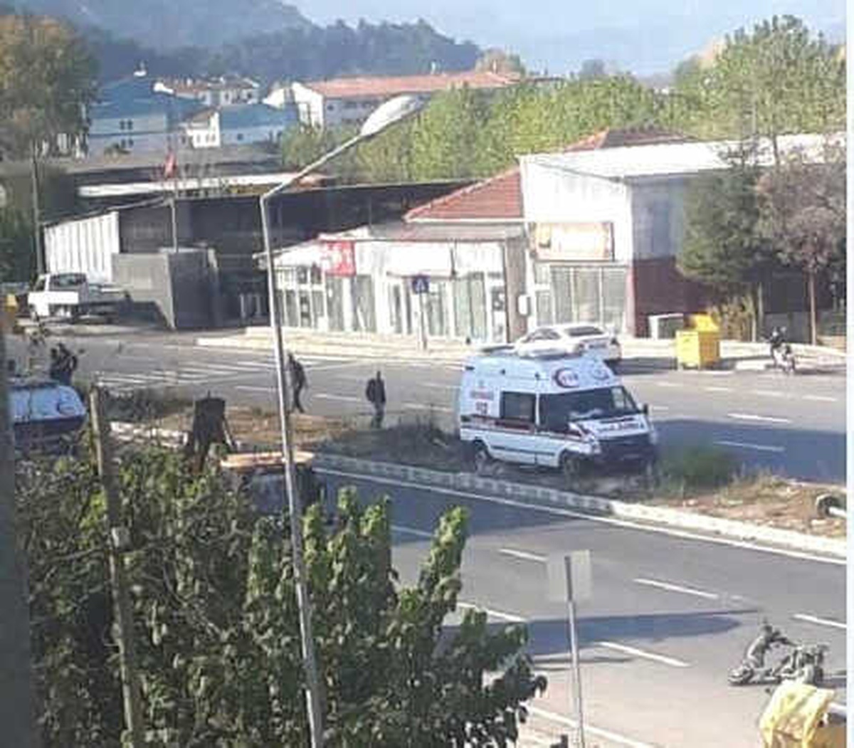 Ambulansın Çarptığı Motosiklet Sürücüsü Kurtarılamadı