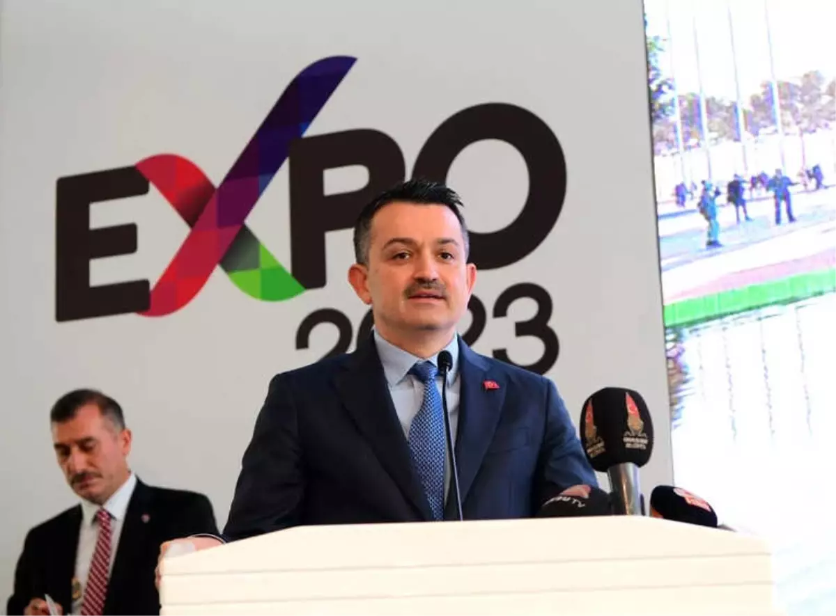 Bakan Pakdemirli: "Expo 2023 Kahramanmaraş\'a Saygınlık Kazandıracak"