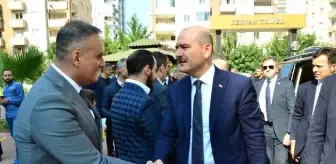 Bakan Soylu, Merhum Yağcı'nın Evine Taziye Ziyaretinde Bulundu