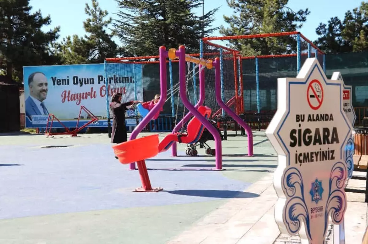 Beyşehir\'de Parklar Dumansız Hava Sahası Haline Geldi