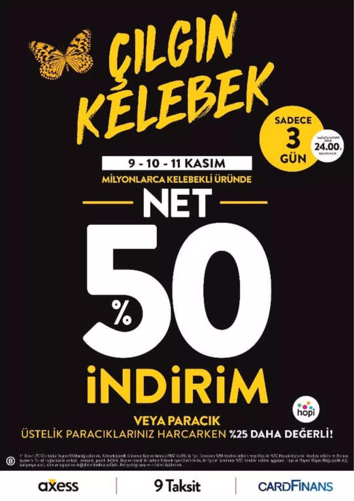 Boyner\'in \'Çılgın Kelebek\' Alışveriş Şenliği Başlıyor