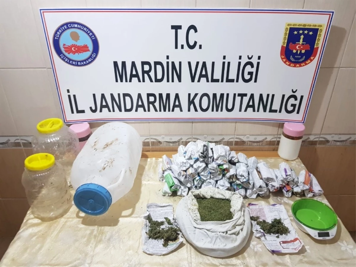 Mardin\'de 1 Kilo 800 Gram Uyuşturucu Ele Geçirildi