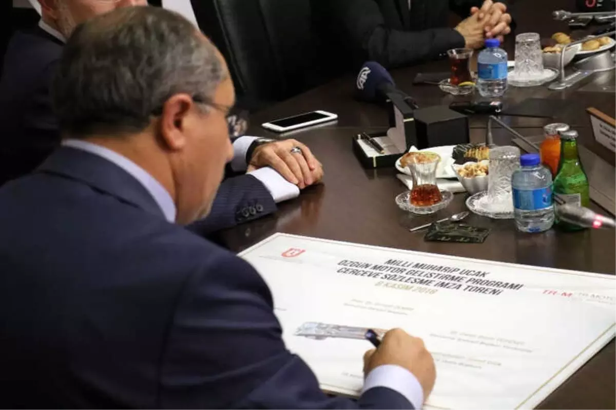 Milli Uçağın Milli Jet Motoru İçin İmzalar Atıldı