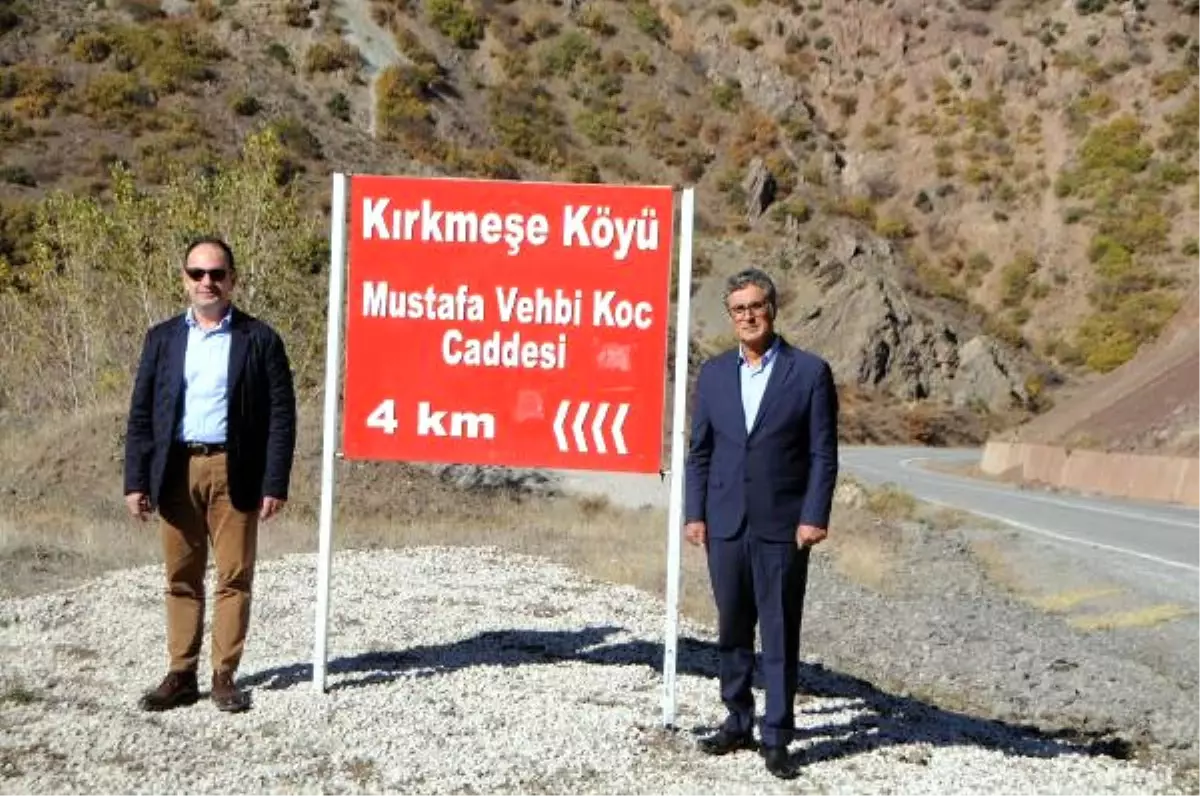 Tunceli\'de Caddeye Mustafa Koç\'un Adı Verildi