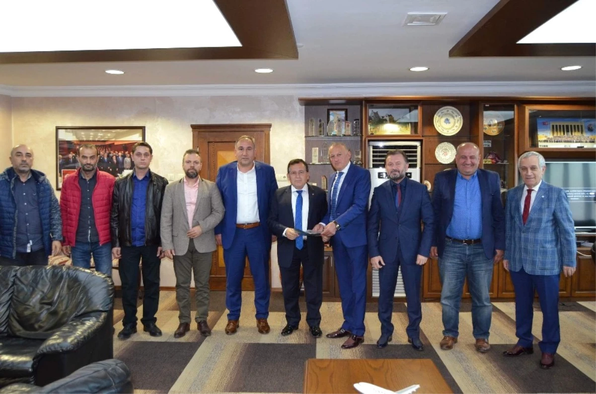 Alemdaroğlu Yeni Sanayi Sitesi Projesi İçin Ttso Başkanı Hacısalihoğlu\'ndan Destek İstedi